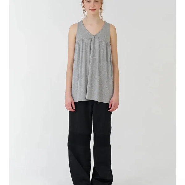 [BUNJANG] Pesto Shirring Sleeveless Top / pesto SHIRRING SLEEVELESS TOP MOON 페스토 셔링 민소매 나시