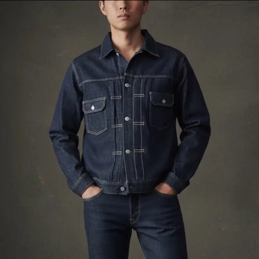 [BUNJANG] Sugarcane Denim Jacket / (42) 슈가케인 데님 자켓