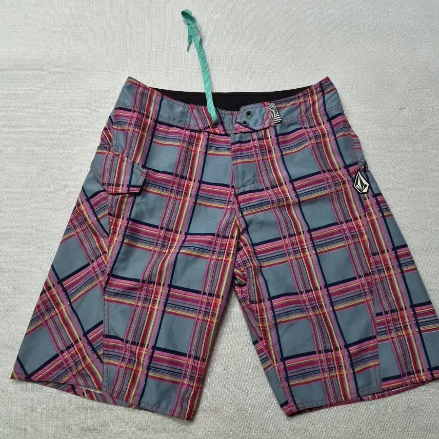 [BUNJANG] Volcom Check Pattern Board Shorts / 볼컴 VOLCOM 체크 보드숏 팬츠 허리32