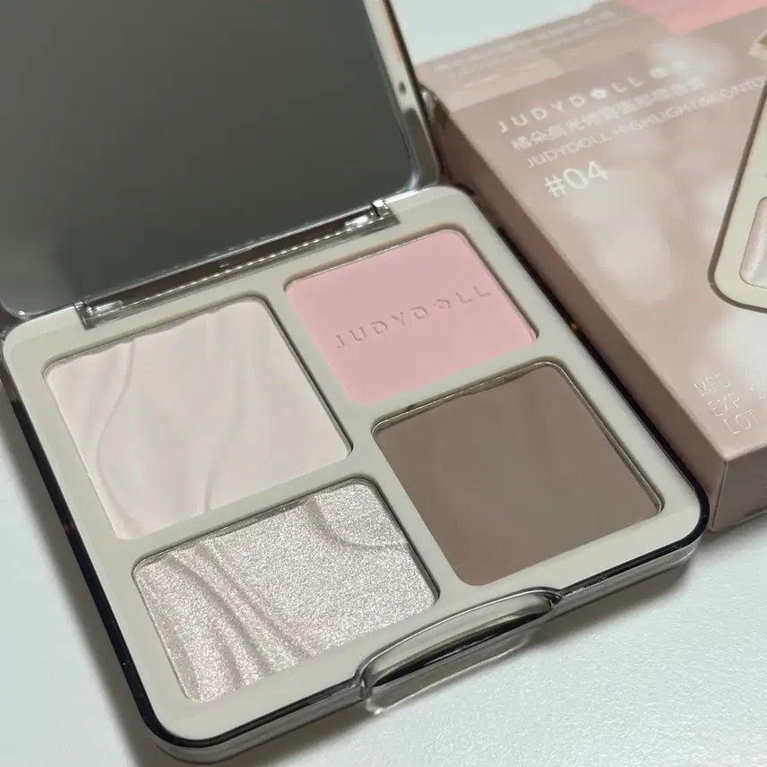 [BUNJANG] JudyDoll Shading Highlighter Palette No. 4 / 새상품) 주디돌 쉐딩 하이라이터 팔레트 4호