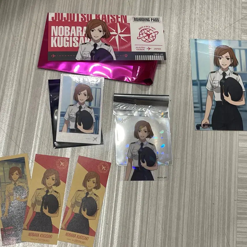 [BUNJANG] Jujutsu Kaisen Kugisaki Nobara Bundle Set / 주술회전 하네다 쥬쥬카페 쿠기사키 노바라 일괄