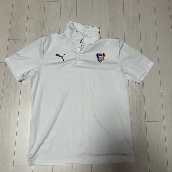 [BUNJANG] Suwon Samsung Puma Short-Sleeve Polo T-Shirt / 수원삼성 푸마 반팔 카라티