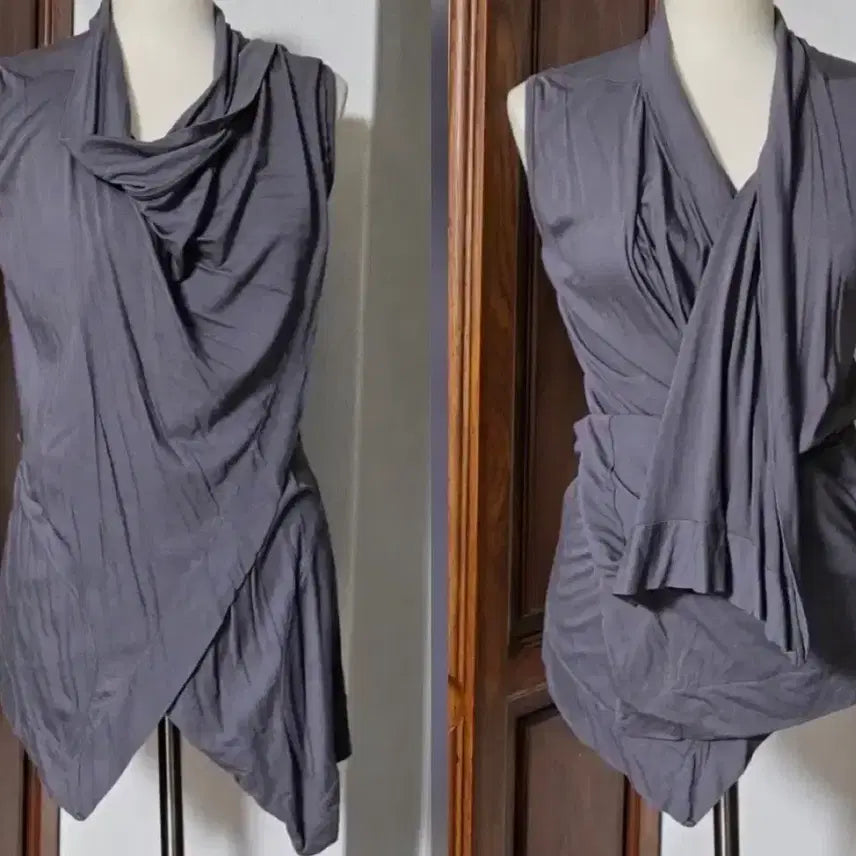 [BUNJANG] Rick Owens Draped Knit Vest 40 / 릭오웬스 드레이프 니트 베스트 40