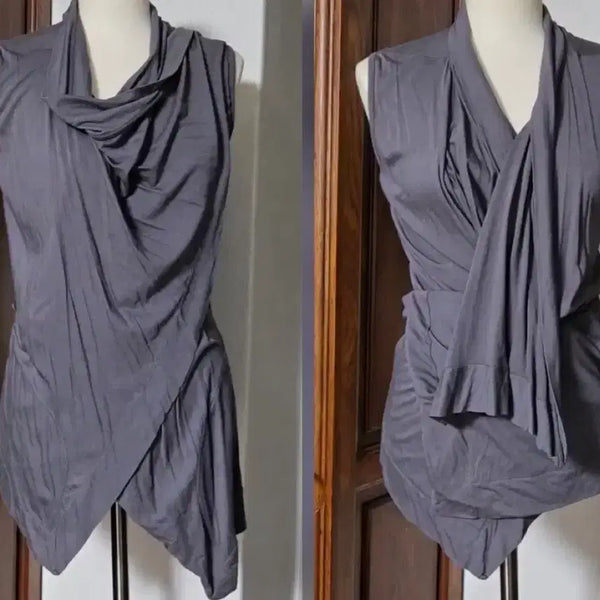 [BUNJANG] Rick Owens Draped Knit Vest 40 / 릭오웬스 드레이프 니트 베스트 40