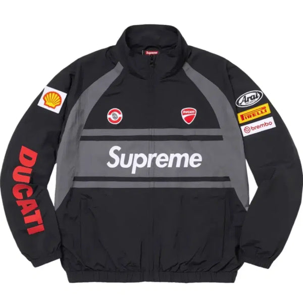 [BUNJANG] Supreme x Ducati Track Jacket Black XL / 슈프림 X 두카티 트랙자켓 블랙 XL