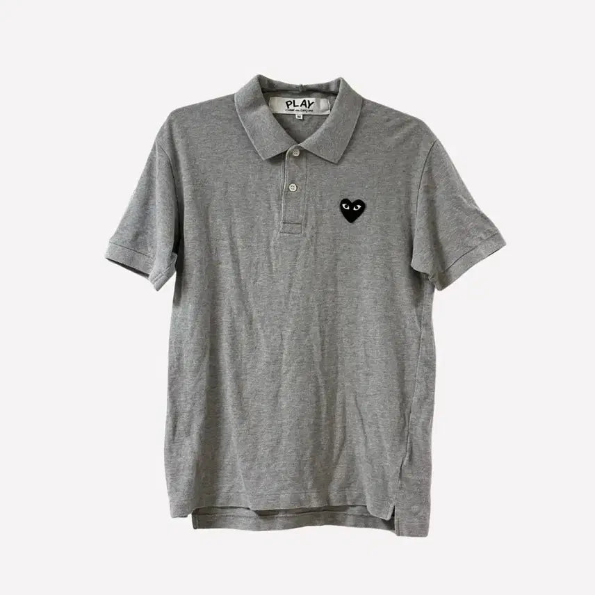 [BUNJANG] COMME des GARCONS Short Sleeve Polo T-Shirt Grey M / 꼼데가르송(COMME des GARCONS) 반팔 카라 티셔츠 그레이 M