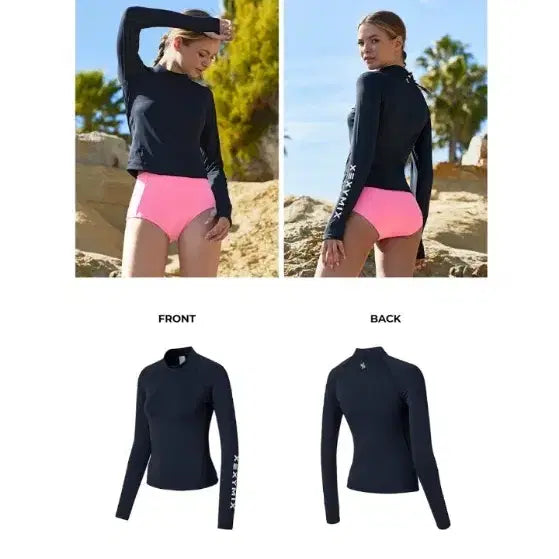 [BUNJANG] Xexymix Rash Guard Black M Size / 젝시믹스 레쉬가드