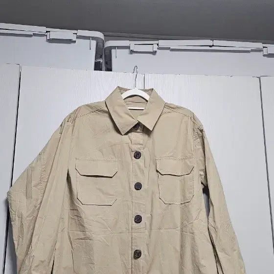 [BUNJANG] Beige Shirt Jacket / 베이지색 셔츠 자켓