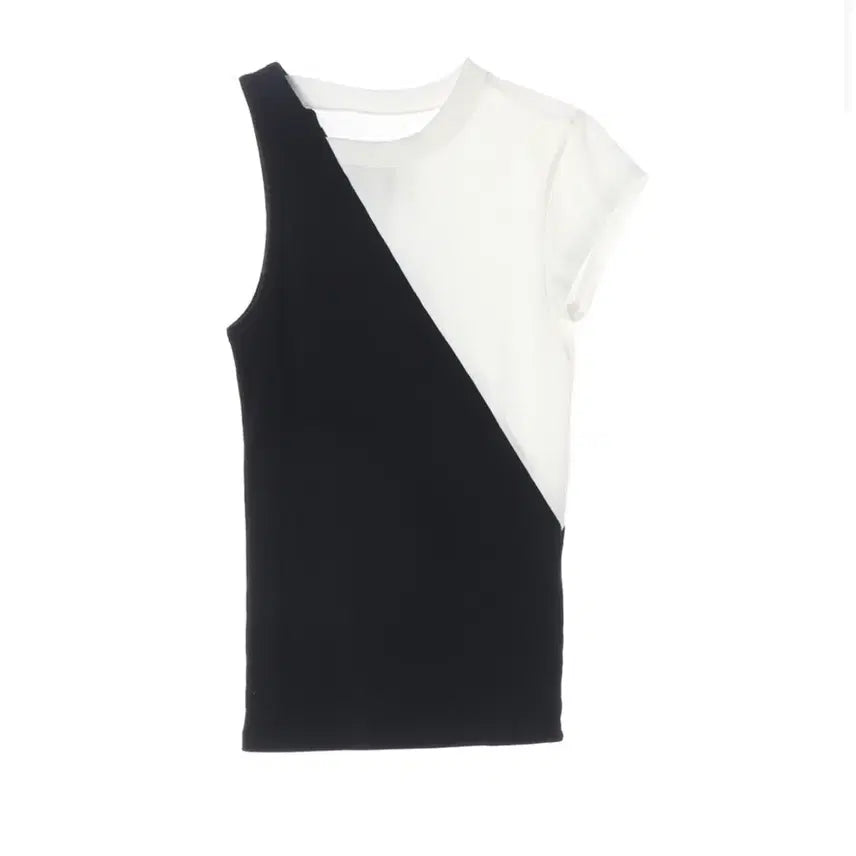 [BUNJANG] Maison Margiela Two-Tone T-Shirt / 마르지엘라 투톤 반팔 티셔츠