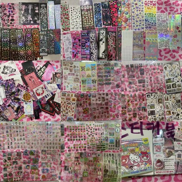 [BUNJANG] Diy Scrapbooking Supplies: Notepads, Masking Tape, Stickers / 다꾸용품 떡메모지 마테 스티커