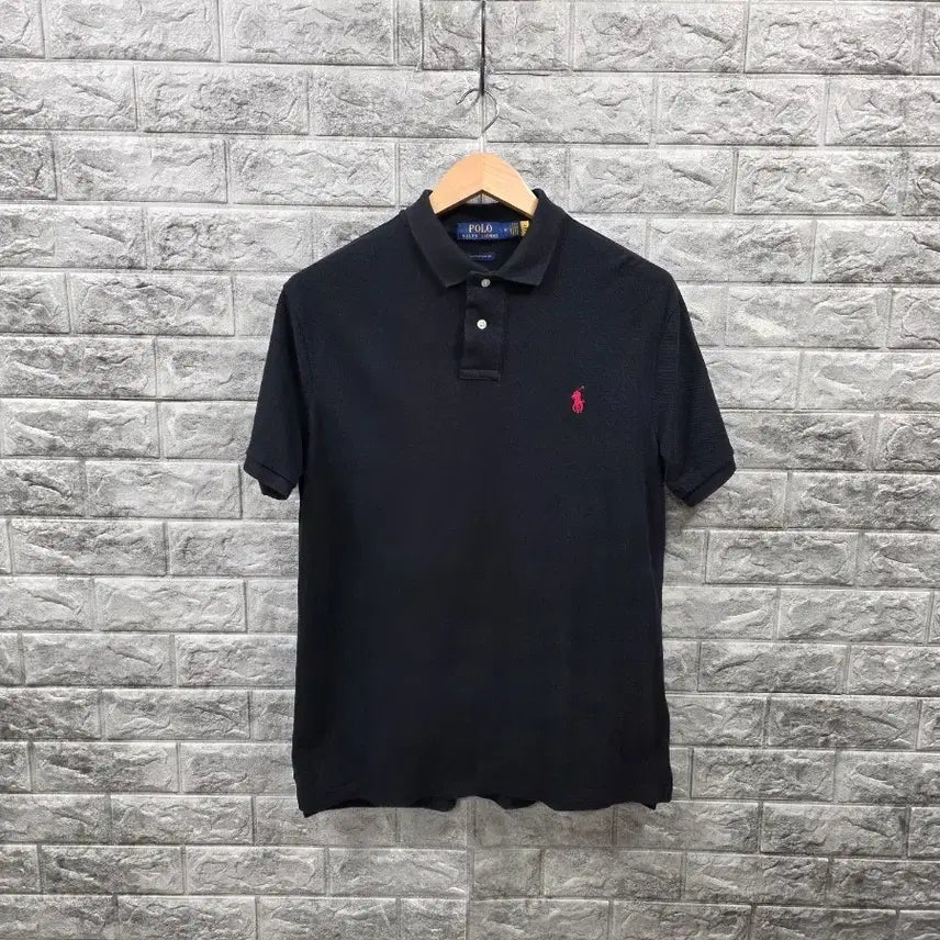 [BUNJANG] Polo Ralph Lauren Black Polo Shirt Size 100 / 폴로 랄프로렌 카라티 블랙 셔츠  사이즈 100
