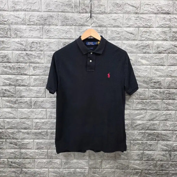 [BUNJANG] Polo Ralph Lauren Black Polo Shirt Size 100 / 폴로 랄프로렌 카라티 블랙 셔츠  사이즈 100