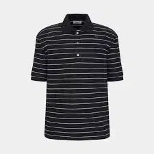 [BUNJANG] Noise Stripe Polo T-Shirt XL / 노이스 스트라이프 폴로 티셔츠 XL