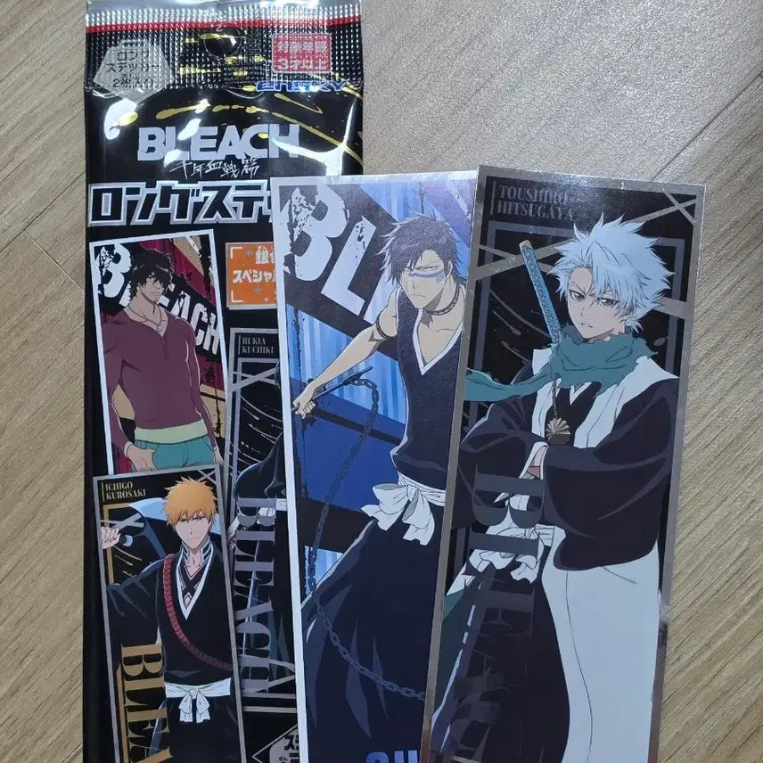[BUNJANG] Bleach Thousand-Year Blood War Long Sticker Set - Toshiro & Shuhei Bundle / 블리치 천년혈전편 롱 스티커 토시로 슈헤이 일괄