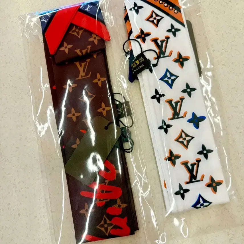 [BUNJANG] Louis Bandana Scarf Set (2 Colors) / [새상품] 루이 방도 스카프 2종