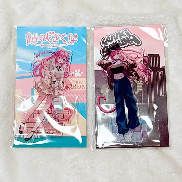 [BUNJANG] Yuuki Sakana Animate Collaboration Acrylic Stand (Set of 2) / 유우키 사쿠나 애니메이트 콜라보 아크릴 스탠드 2종