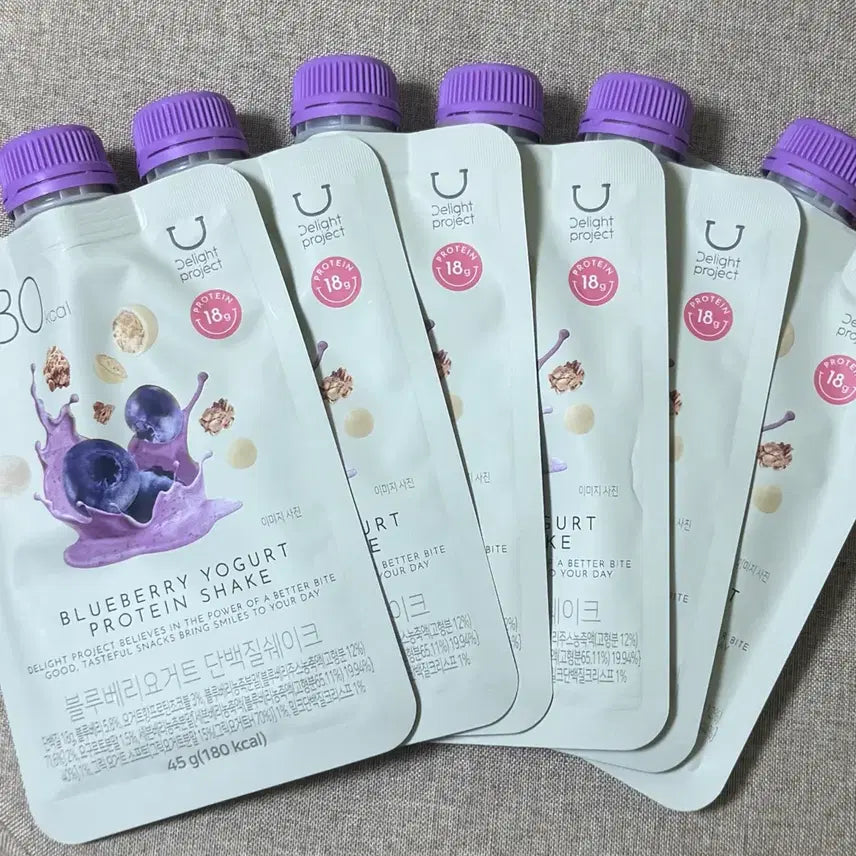 [BUNJANG] Delight Project Protein Shake Blueberry Yogurt Flavor / 딜라이트 프로젝트 단백질쉐이크 블루베리요거트맛