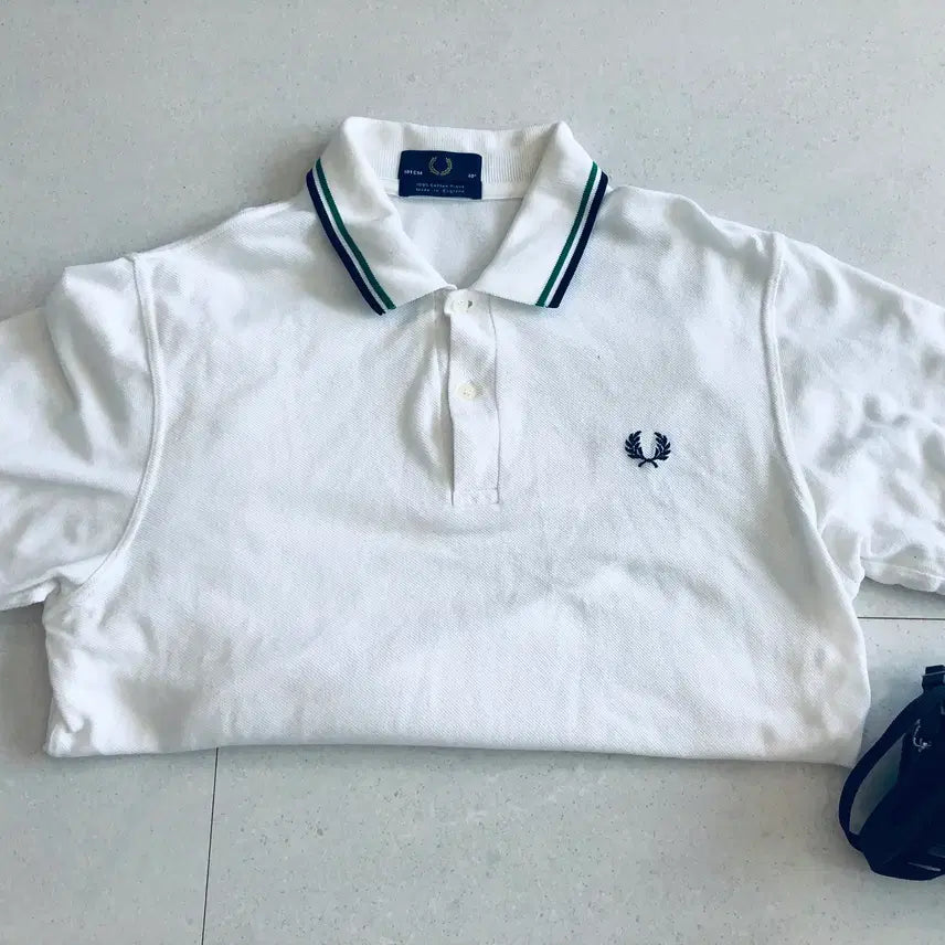 [BUNJANG] Fred Perry PK Polo Shirt White L / 프레드 페리 PK 카라티 화이트 40 L