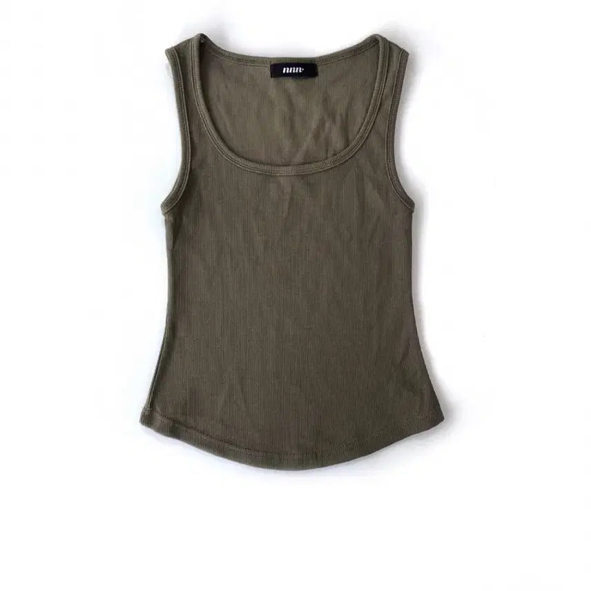 [BUNJANG] Iziz Round Sleeveless Tank Top - Brown / 이즈이즈 라운드 슬리브리스 나시 밤색 브라운