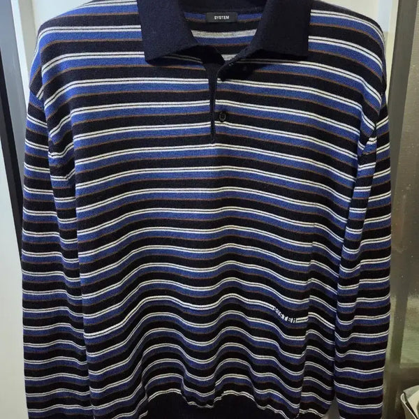 [BUNJANG] System Homme Striped Knit Sweater / 시스템옴므 스트라이프 니트 추천