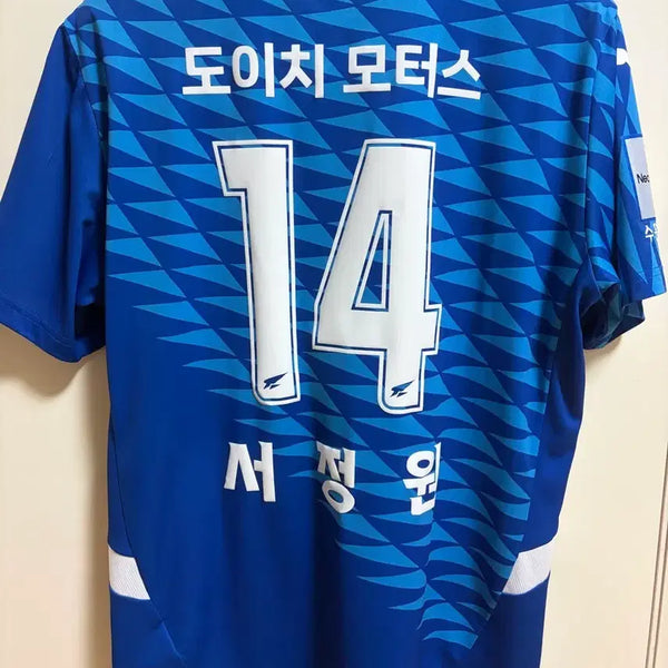 [BUNJANG] Suwon Samsung 30th Anniversary Retro Jersey (Full Marking) 2XL / 수원삼성 30주년 레트로 유니폼(풀마킹) 2XL