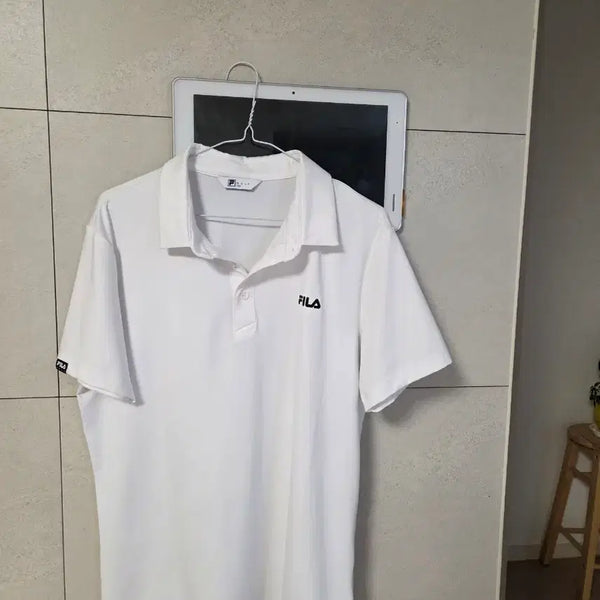 [BUNJANG] Fila Golf & Lecaf White T-shirts Bundle Set (Size M/L) / 휠라 골프 티셔츠 , 르까프 흰색티셔츠 (2벌 일괄)