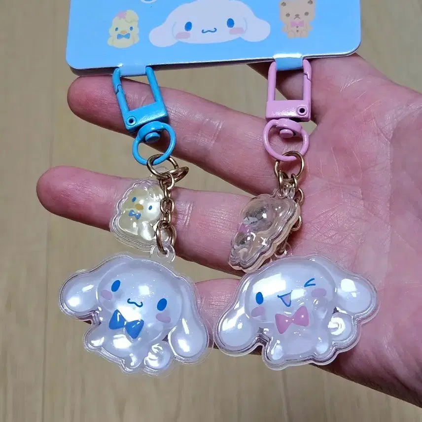 [BUNJANG] Cinnamoroll Clear Keychain Holder / 시나모롤 클리어 키홀더