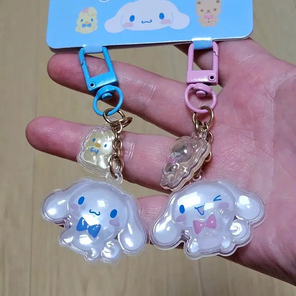 [BUNJANG] Cinnamoroll Clear Keychain Holder / 시나모롤 클리어 키홀더