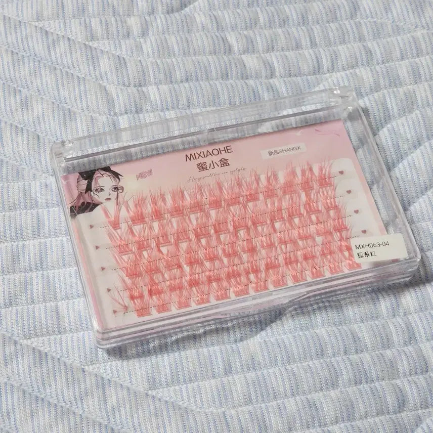 [BUNJANG] Pink Faux Eyelashes / 핑크색 인조 속눈썹