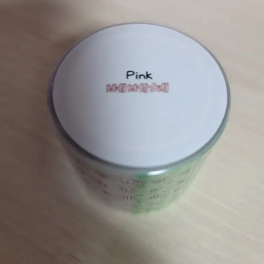 [BUNJANG] Bebeche Korean Kiss Cut Pink Sticker / 베베체 한글 키스컷 핑크 판매합니다