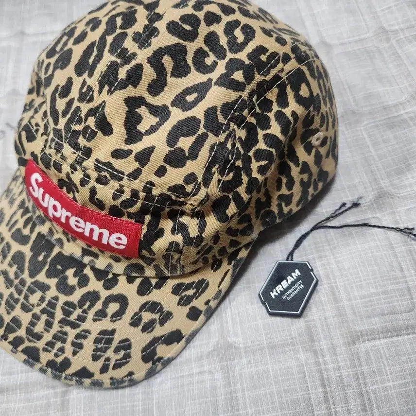 [BUNJANG] Supreme 23FW Washed Chino Leopard Cap / 슈프림 23fw 워시드 치노 레오파드 캡