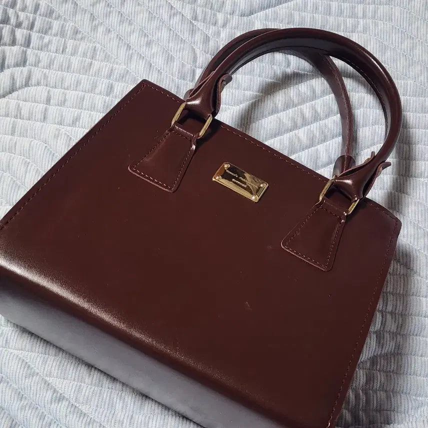 [BUNJANG] Wine Color Tote Bag / 와인색 가방