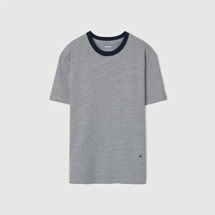 [BUNJANG] Label Archive Stripe Short Sleeve T-shirt / 라벨아카이브 스트라이프 반팔티