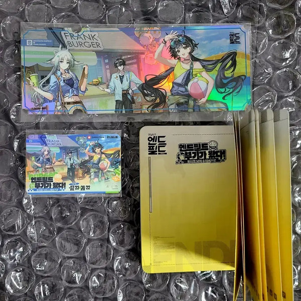 [BUNJANG] Endfield Popup Frank Burger Laser Ticket, Manager ID, and Gallery+ Coupon / 엔드필드 팝업 프랭크버거 레이저 티켓 + 관리자증 + 갤스 쿠폰