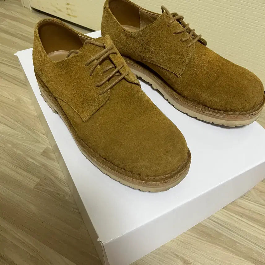 [BUNJANG] mmrb Suede Derby Beige 245mm / mmrb 스웨이드 더비 베이지 245mm