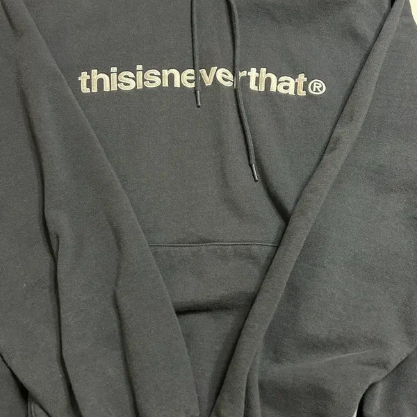 [BUNJANG] thisisneverthat T-Logo Hoodie Dark Grey / 디스이즈네버댓 T-Logo 후드티 (다크그레이)