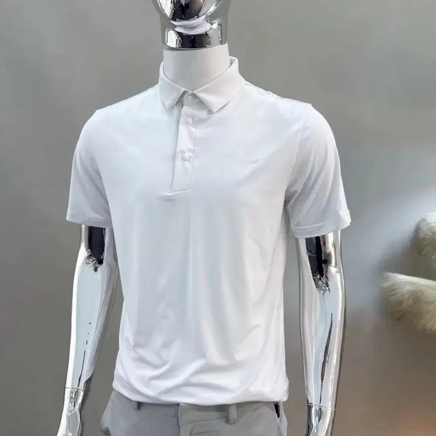 [BUNJANG] Men's Golf T-Shirt XL White / 남성 골프 반팔티 XL사이즈
