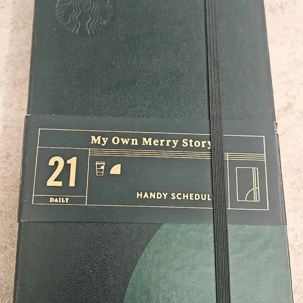 [BUNJANG] Starbucks 2021 Daily Handy Scheduler Diary / (미사용)스타벅스 2021 데일리 핸디 스케줄러 다이어리