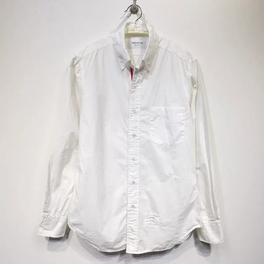 [BUNJANG] Thom Browne Hidden Tricolor Poplin Shirt / 톰브라운(THOM BROWNE)히든 삼선 포플린 셔츠