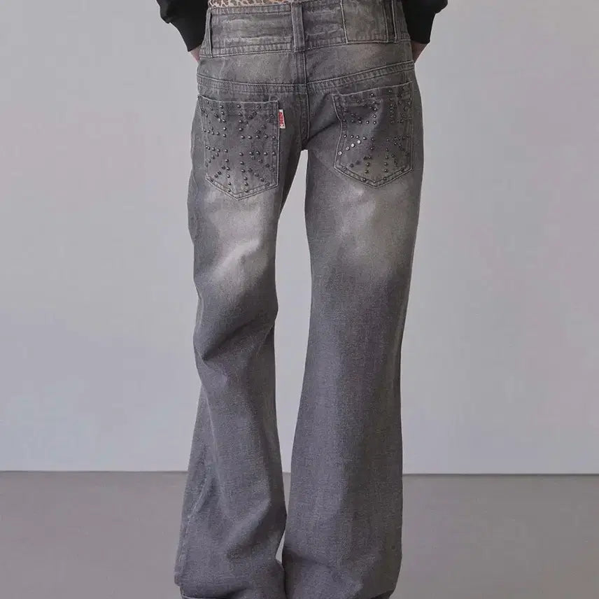 [BUNJANG] Sculptor Union Jack Denim Grey L / [미착용] 스컬프터 유니온잭 데님 그레이 L