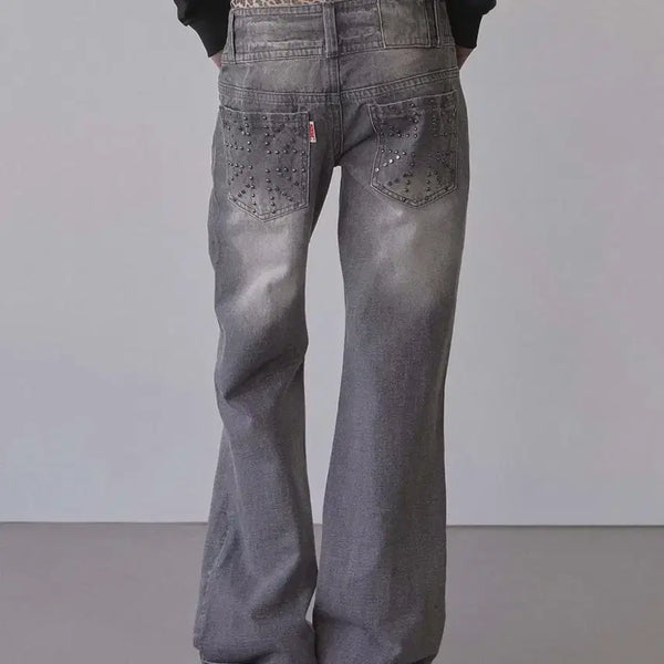 [BUNJANG] Sculptor Union Jack Denim Grey L / [미착용] 스컬프터 유니온잭 데님 그레이 L