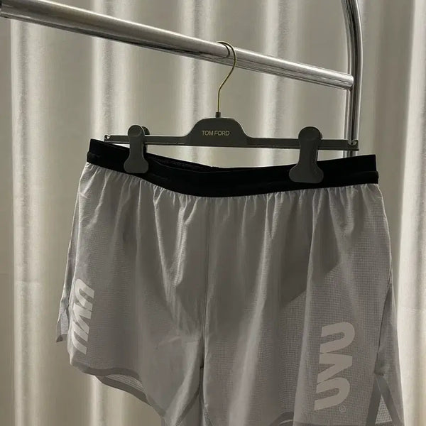 [BUNJANG] UVU Signature Split Shorts Light Grey / [L] uvu 스플릿 쇼츠 라이트 그레이