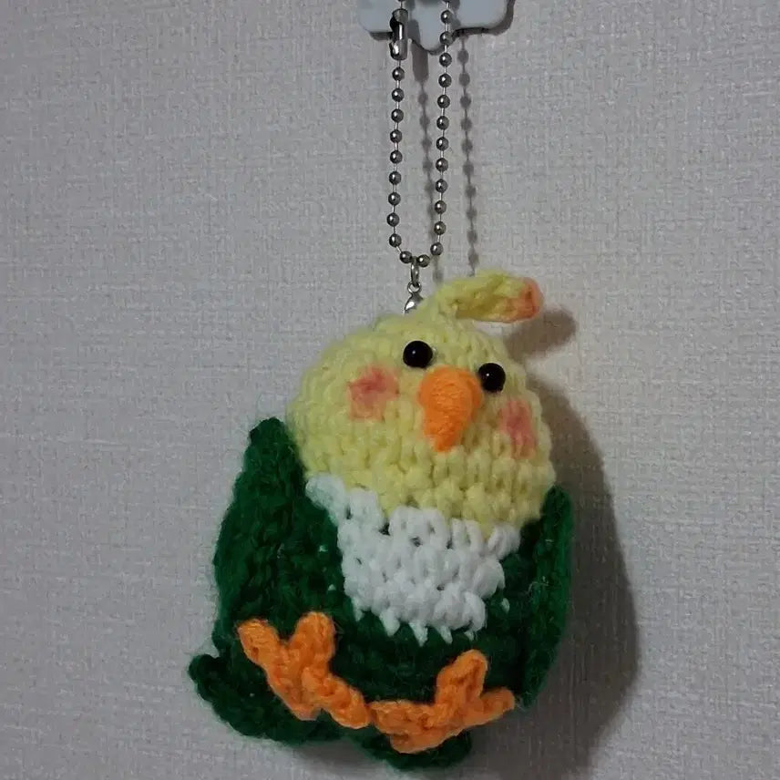 [BUNJANG] Handmade Crochet Parrot Keychain / 코바늘 새 키링 앵무새 인형
