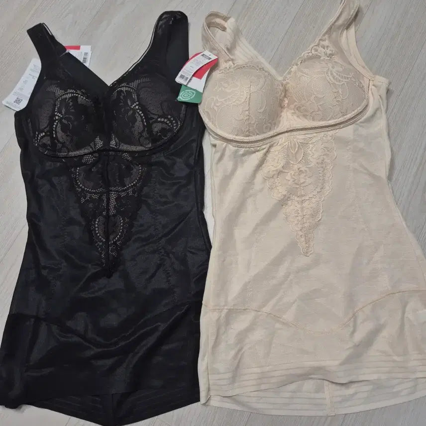 [BUNJANG] Vivian Body Shaper Set (2 Colors) / 새상품)비비안바디쉐이퍼 2종 블랙(판매완)/베이지)