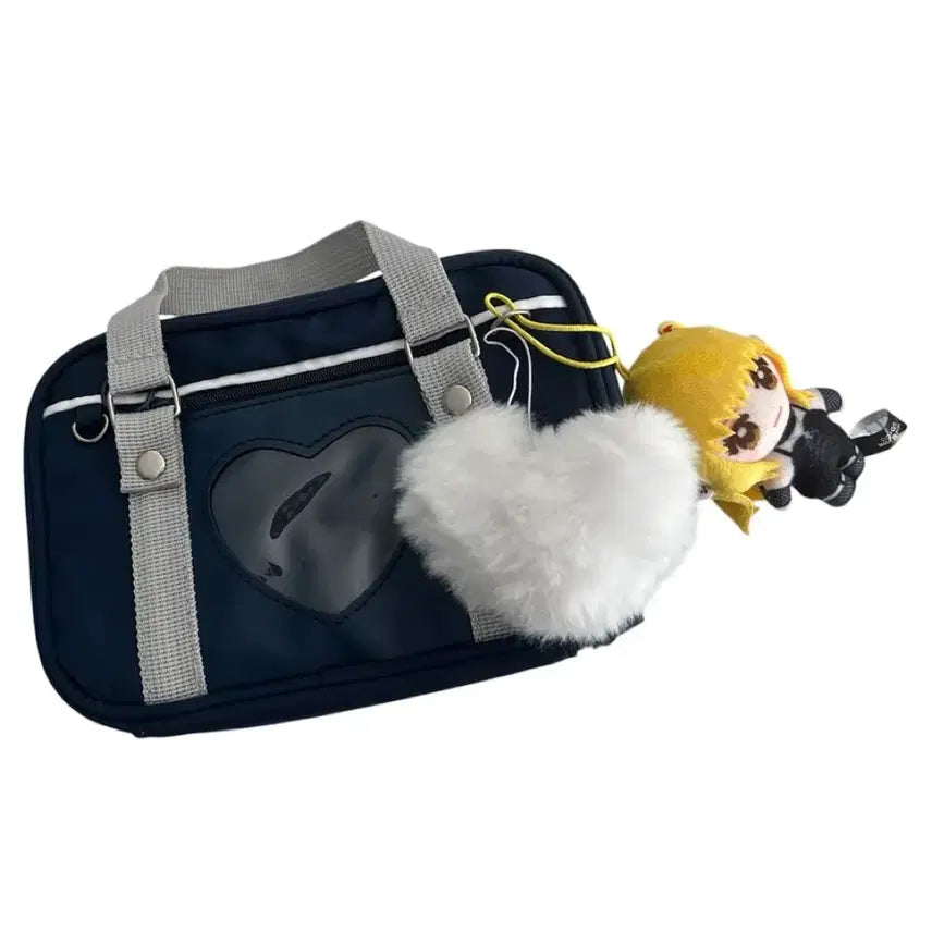 [BUNJANG] Itabag Pouch & Keyring Set (Japanese High School Girl 'Gyaru' Style) / 이타백 필통 파우치 스쿨백&키링세트(헤이세이 일본st여고생 코갸루 갸루)