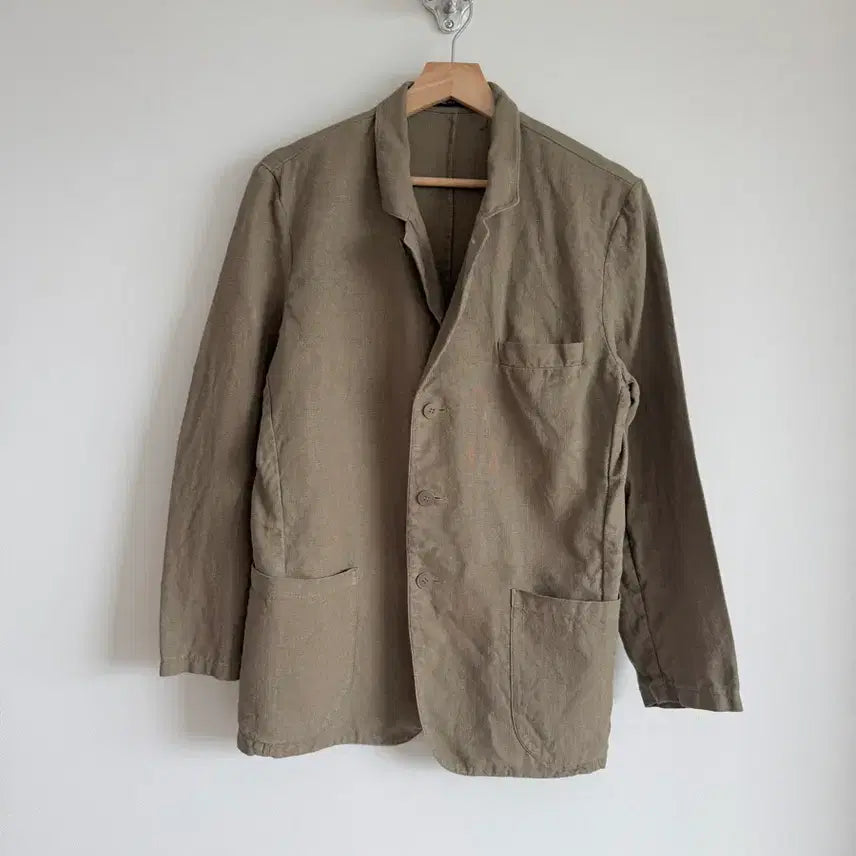 [BUNJANG] Agnes b. Linen Jacket FRANCE / 아네스베(agnes b.) 린넨 자켓(FRANCE)