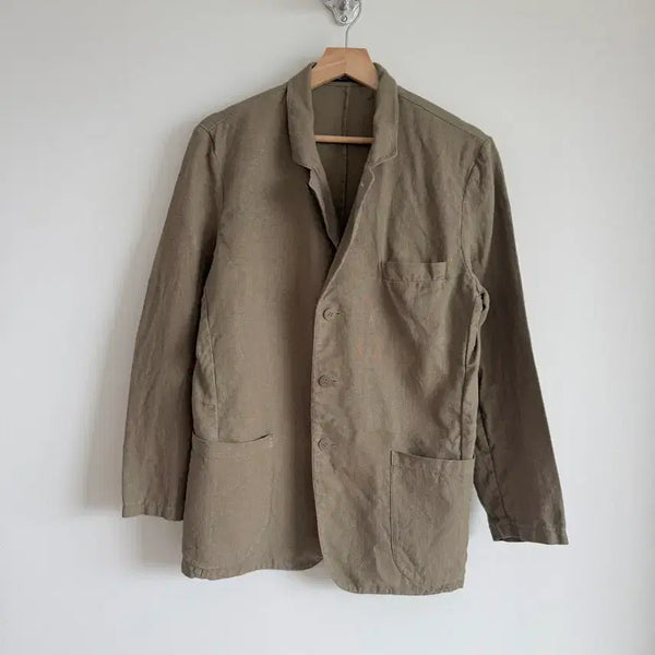 [BUNJANG] Agnes b. Linen Jacket FRANCE / 아네스베(agnes b.) 린넨 자켓(FRANCE)