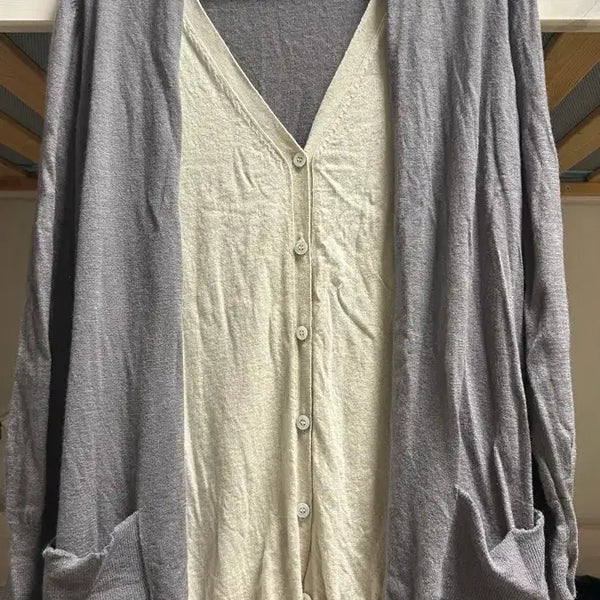 [BUNJANG] PRANDANG 100% Cashmere Cardigan / 쁘렝땅 PRENDANG 캐시미어 100 가디건