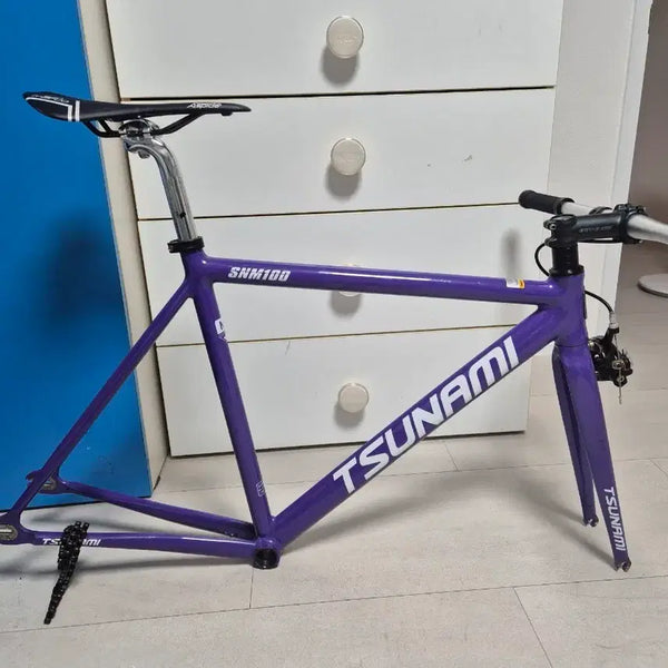 [BUNJANG] Tsunami Purple Track Bike Frame Set M Size / 쓰나미 퍼플 반차 급처분 11만원