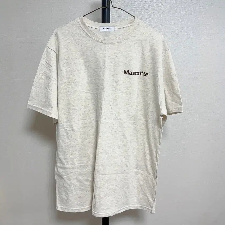 [BUNJANG] Mascot'te Melange Oversized T-Shirt / 오버핏 반팔티 멜란지 새상품